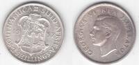 2 SHILLINGS SOUTH AFRICA – SILVER AU COIN YEAR KM#29 -