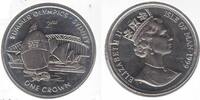  ISLE OF MAN   UNC Cu-Ni COIN YEAR KM#926 SYDNEY OLYMPIC GAMES SAILING 1 CROWN 1999 
