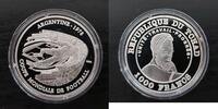  CHAD – SILVER PROOF   COIN YEAR KM#22 ARGENTINA WORLD CUP 1978 1000 FRANCS 2002 