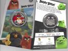  SIERRA LEONE COLORED 1$ UNC COIN YEAR ANGRY BIRDS MINT PACK  2018 