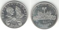  50 GOURDES 1974 HAITI SILVER  PROOF COIN YEAR KM#123 HOLY YEAR  68,71 EUR63,90 EUR  zzgl. 8,59 EUR Versand
