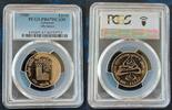  1 LIVRE 1980 LEBANON LIBAN PROOF COIN YEAR KM#32 LAKE PLACID OLYMPIC PCGS PR67 1 LIVRE 1980 