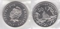50 FRANCS FRENCH POLYNESIA - RARE UNC COIN YEAR E3 ESSAI IN MINT PACK -