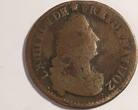 Belle et rare monnaie de Louis XIV Liard de France 1702 L au L couronné
