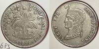  1856 Monnaie de Bolivie 4 Soles Etat TTB+ 13.5 g, argent  70,00 EUR  zzgl. 13,00 EUR Versand