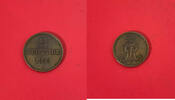   Allemagne. Hanovre. George V. Belle monnaie de 2 Pfennige 1853 B. TTB  15,00 EUR  zzgl. 13,00 EUR Versand
