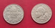   Afrique. Belle monnaie argent de 1 Dollar 1962 Republic of Liberia. TTB  38,00 EUR  zzgl. 13,00 EUR Versand