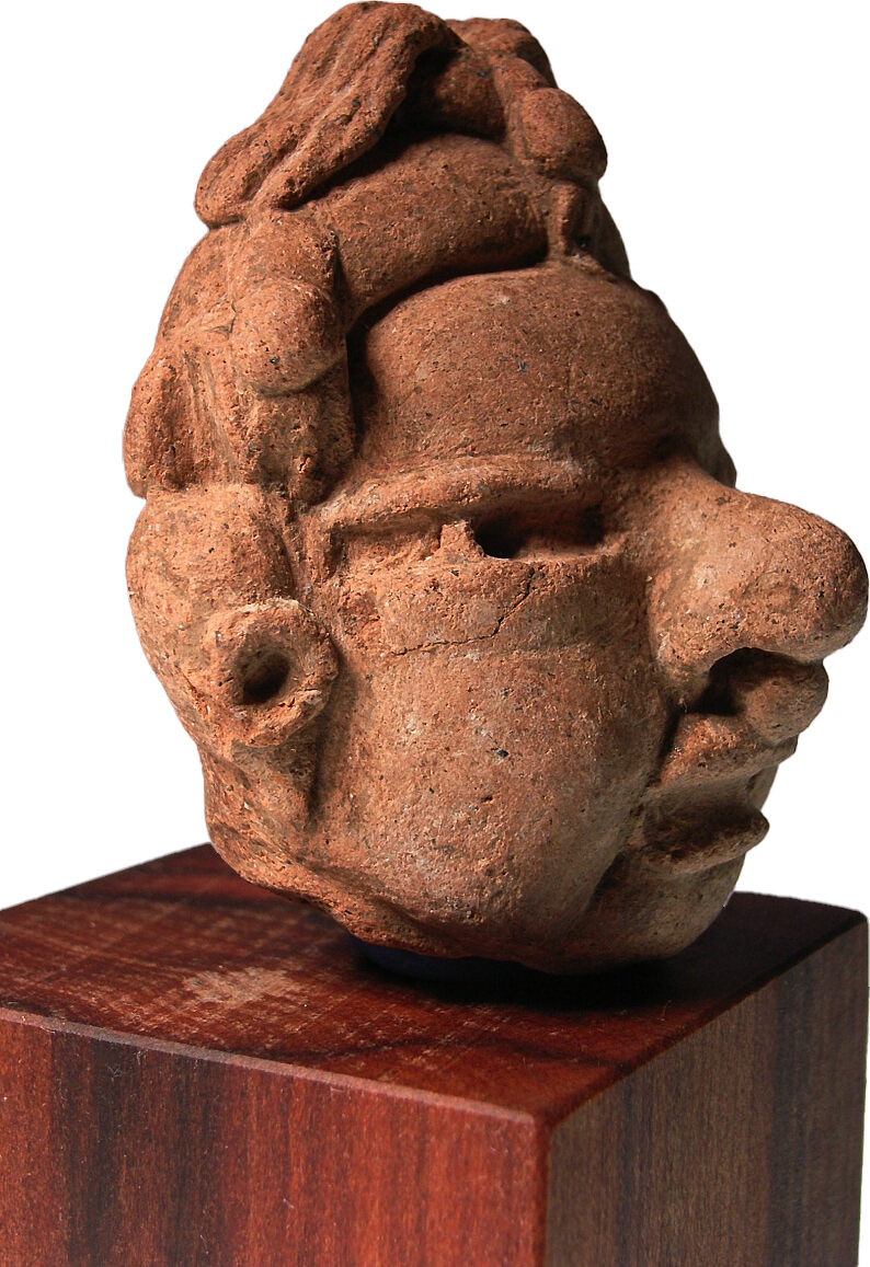 Präkolumbisch, Keramikkopf aus Südamerika Sammlung II. Antike Keramik
