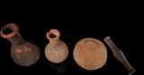 Salbgefäße, Balsamarium und Schale 3. Jh. v. Chr. - 4. Jh. n. Chr.
