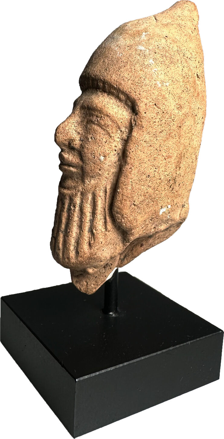 Seltenheit Griechische Keramik Köpfe, anatolische Krieger 4. 2. Jh