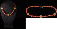   Halskette mit baktrischen Goldperlen und antiken Karneolperlen  360,00 EUR  zzgl. 6,00 EUR Versand