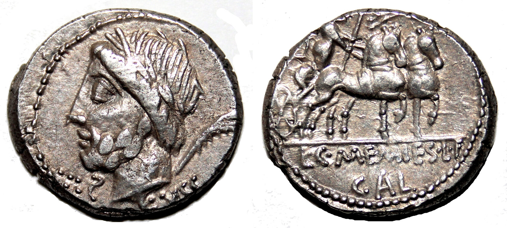roman-republic-l-c-memmius-l-f-galeria-ar-denarius-ef-87-bc-rome