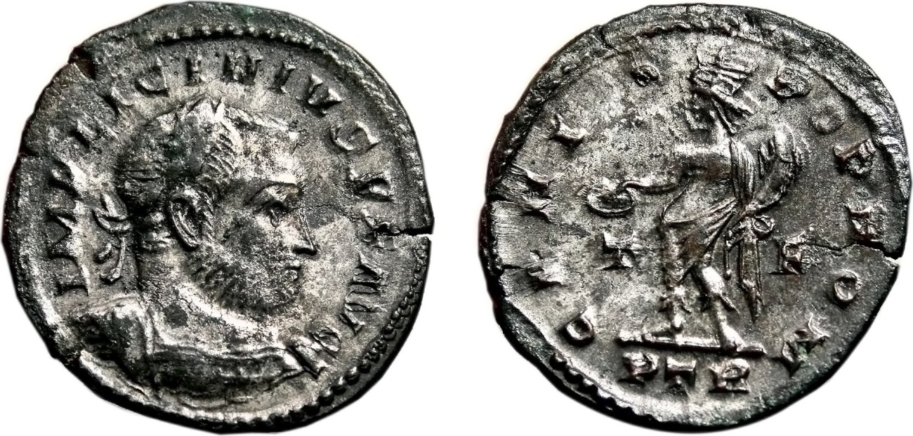 Diocleciano. Æ Follis - Alejandria GENIO POPVLI ROMANI XXI 