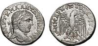 Roman Provincial Tetradrachm CARACALLA AR Tetradrachm. EF-. Antioch mint. Eagle over large Club. -