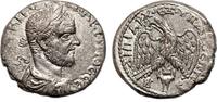 Roman Provincial Tetradrachm MACRINUS AR Tetradrachm. EF. Beroea mint. Bird - BE. -