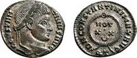 Roman Empire AD 322-325 CONSTANTINE I AE3 (Centenonial). EF+. Ticinum mint. VOT XX.
