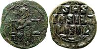 Byzantine Empire Follis Anonymous Byzantine Follis. Constantine IX. Ca AD 1050-1060. EF-. Constantinople -