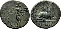 Greek AE19 MILETOS (Ionia) AE19. EF-. Ethnic MILESION. Recumbent lion. -