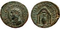 Roman Provincial AE24 NISIBIS (Mesopotamia) AE24. Philip II. EF-/VF+. Tyche of Antioch within Temple. -