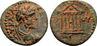 Roman Provincial AE14 PRUSIAS AD OLYMPUM (Bithynia) AE14. Septimius Severus. EF-/VF+. Temple. -