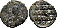 Byzantine Empire Follis Anonymous Byzantine Follis. Basil II & Constantine VIII. AD 976-1028. EF-. -