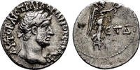 Roman Provincial Hemidrachm CAESAREA (Cappadocia) AR Hemidrachm. Hadrian. VF+/EF-. Nike. -