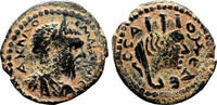 Roman Provincial AE18 EDESSA (Mesopotamia) AE18. Macrinus. VF/EF-. Tyche. -