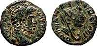 Roman Provincial AE18 CARACALLA AE18. EF-. Carrhae (Mesopotamia) mint. Tyche in reverse. -