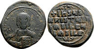 Byzantine Empire  Anonymous Byzantine Follis. Basil II & Constantine VIII. AD 976-1028. VF+/EF-.