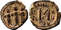 Byzantine Empire Follis HERACLIUS AE Follis. VF+. Constantinople mint. Year 15. -