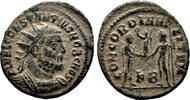 Roman Empire Radiate Post-Reform CONSTANTIUS I CHLORUS AE Radiate Post-Reform. EF-. Cyzicus mint. -
