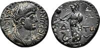 Roman Provincial AE18 SIDE (Pamphylia) AE18. Nero. EF/EF-. Athena. -