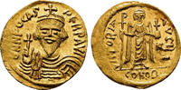 Byzantine Empire Solidus PHOCAS AU Solidus. EF+/EF. Angel in reverse. -