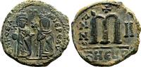 Byzantine Empire Follis PHOCAS (with LEONTIA) AE Follis. EF-. Antioch (as Theopolis) mint. -