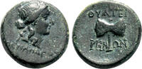 Greek AE15 THYATEIRA (Lydia) AE15. VF+/EF-. 2nd century BC. Mag. Menandros. -