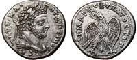 Roman Provincial Tetradrachm CARACALLA AR Tetradrachm. EF. Laodicea ad Mare mint. Eagle to left - Star. -