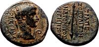 Roman Provincial AE18 TRAPEZOPOLIS (Caria) AE18. Augustus. EF-/EF. Thyrsus. -