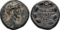 Roman Provincial AE22 HIEROPOLIS (Cyrrhestica) AE22. Antoninus Pius. EF-. Legend in Wreath. -