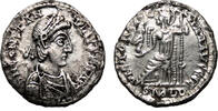Roman Empire  CONSTANTINE III AR Siliqua. EF-. Lugdnum mint, AD 407-408. VERY RARE!