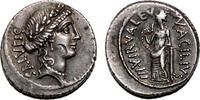 Roman Republic Denarius Man. Acilius Glabrio AR Denarius. aEF/EF-. 49 BC. Valetudo. -