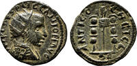 AE22 AD 253-268 Roman Provincial ANTIOCH (Pisidia) AE22. Gallienus. EF-/EF. Standards. EF-/EF