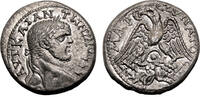 Roman Provincial Tetradrachm CARACALLA AR Tetradrachm. EF-/EF. Sidon mint. Europe on Bull. SCARCE! -