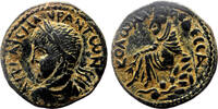 Roman Provincial AE27 EDESSA (Mesopotamia) AE27. Elagabalus. VF+/EF-. Tyche. -