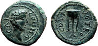 Roman Provincial AE17 ALEXANDRIA TROAS AE17. Commodus. EF. Tripod. -