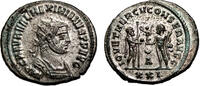 Roman Empire Antoninianus MAXIMIANUS HERCULIUS Bi Antoninianus. EF. FULLY SILVERED. Antioch mint. -