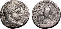 Roman Provincial Tetradrachm BYBLUS (Phoenicia) AR Tetradrachm. CARACALLA. VF+/EF-. Letter K in field. -