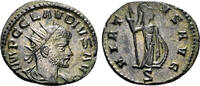 Roman Empire circa late AD 268-late AD CLAUDIUS II Gothicus Bi Antoninianus. EF. Antioch mint. The virtus.
