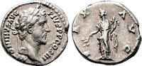 Roman Empire Denarius ANTONINUS PIUS AR Denarius. EF-. The peace. -