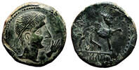 Celtic As CELTIC AE As. EF-. Sphinx. 2nd Century BC. -