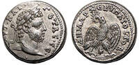 Roman Provincial Tetradrachm GETA AR Tetradrachm. almost EF. Antioch mint. Eagle. SCARCE! -